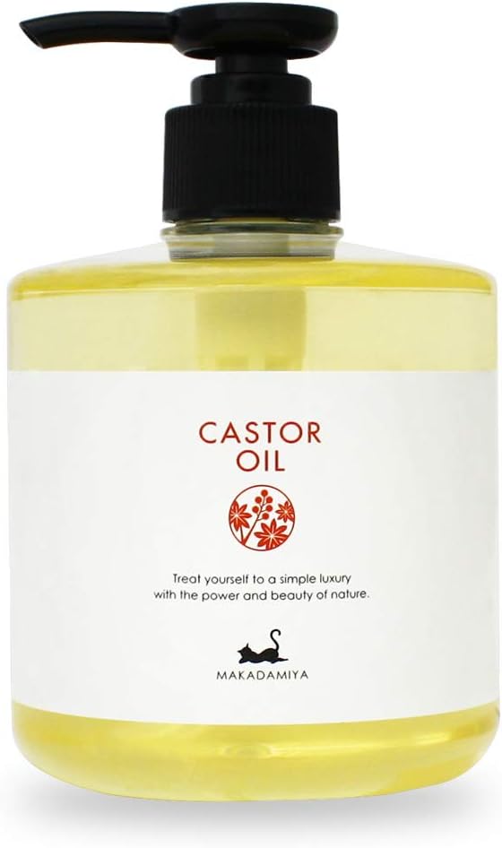 Castor Oil 10.1 fl oz (300 ml) (see image for opening caster oil/pump) Natural 100% Additive-free Purified Domestically - BeesActive Australia