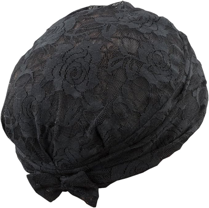 Sanki Kogyo Stylish Hair Cap, Elegant Lace, Black - BeesActive Australia