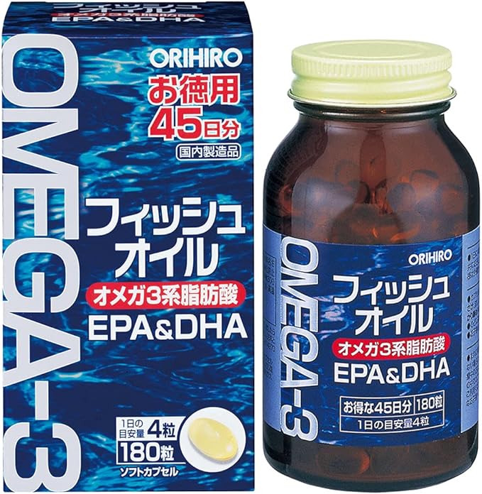 Orihiro Fish Oil 180 Tablets - BeesActive Australia