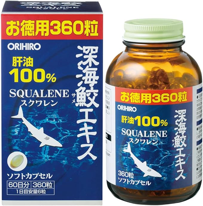 Orihiro Deep Sea Shark Extractor, Value Pack, 360 Tablets - BeesActive Australia
