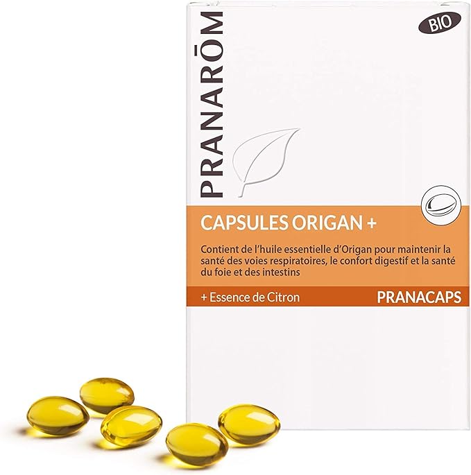 puranaromu oreganokapuseru 30 Grain (Pranarom Supplements) - BeesActive Australia