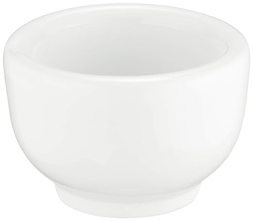 Round Made In Longlasting Under Porcelain Mortar and Pestle Only Porcelain Medium Pitch 60 mm For - BeesActive Australia