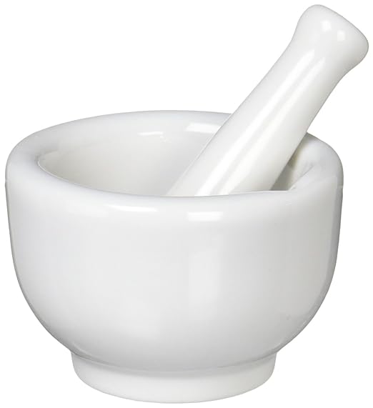 Maruju Ceramic Mortar Set, Magnetic, Regular 2.4 inches (60 mm) with Pestle - BeesActive Australia