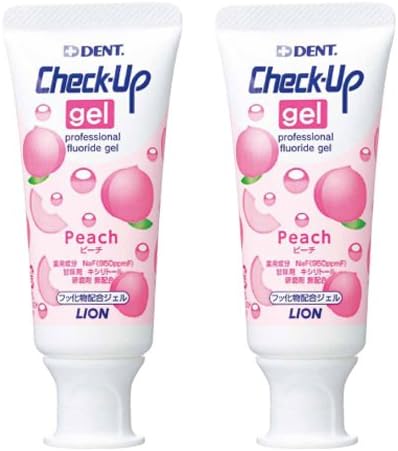 Lion Check Up Gel, Peach 2.1 oz (60 g) x 2 Bottles -  Australia