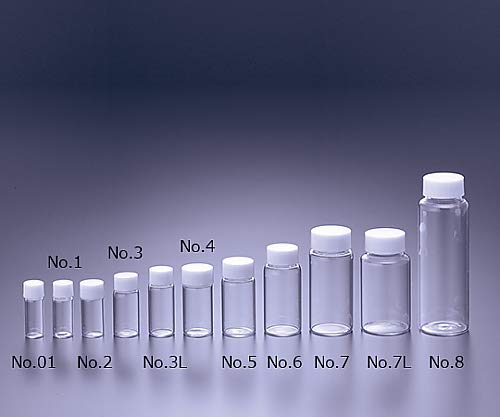 Maruem 61-0143-65 FC Screw Tube Bottle, Transparent, 100 Pack, 0.3 fl oz (9.0 ml) - BeesActive Australia