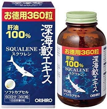 [4 pieces] Orihiro Deep Sea Shark Extract Capsules (360 capsules) x 4 pieces (4571157251707-4) - BeesActive Australia