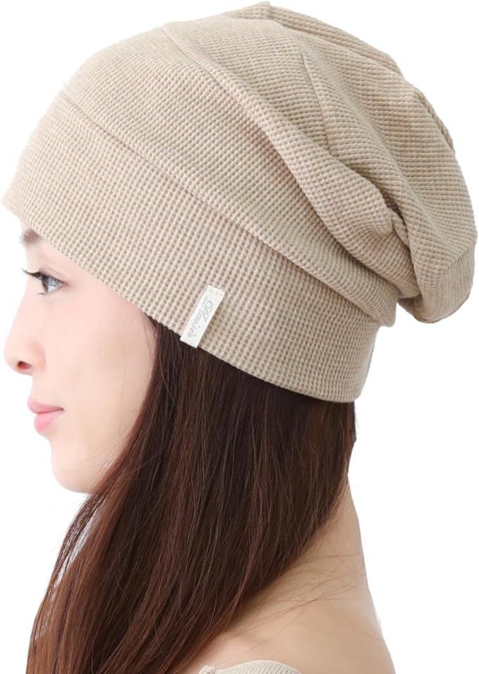 Medical Hat, Plaisir Wig, Medical Hat, Stylish, Anti-Cancer Agent, Knit, Organic Cotton, Tiered Watch - BeesActive Australia