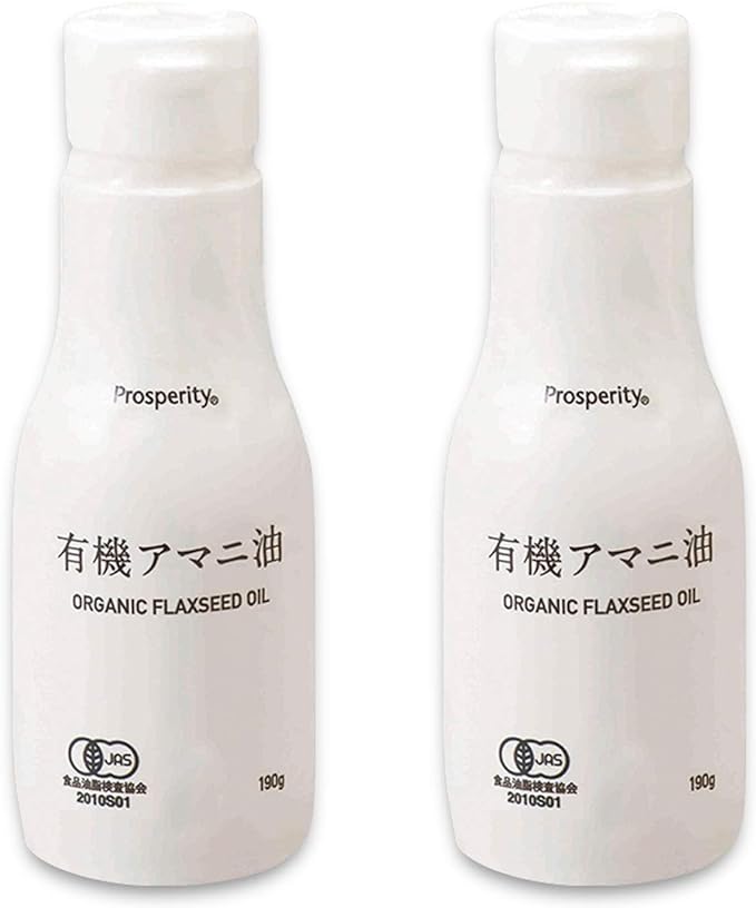 Prosperity Organic Linseed Oil (Double Structure Bottle) 6.7 oz (190 g), Set of 2 - BeesActive Australia