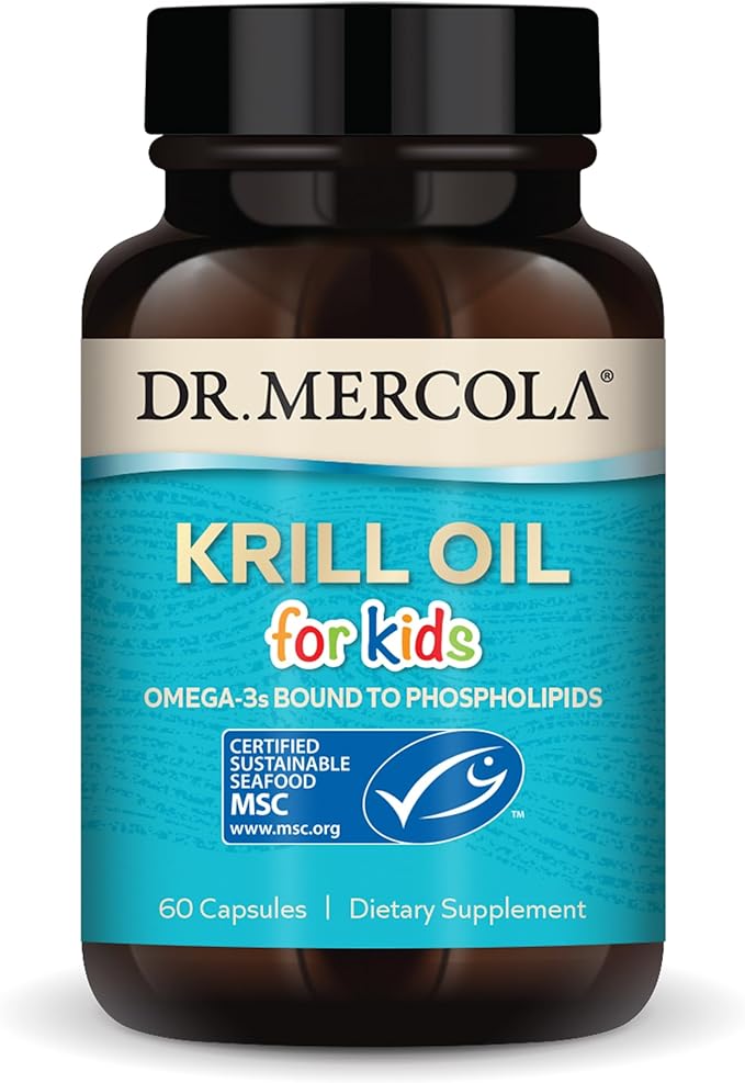 Dr. Mercola Children's Cryl Oil 60 Capsules (International Direct) - BeesActive Australia