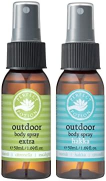 Perfect Potion Outdoor Body Spray Extra & Peppermint 1.7 fl oz (50 ml) Set - BeesActive Australia