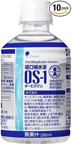 Otsuka Pharmaceutical Factory Oral Rehydration Fluid Oes Swan, 11.0 fl oz (280 ml) Round PET x 10 Bottles (Case) - BeesActive Australia