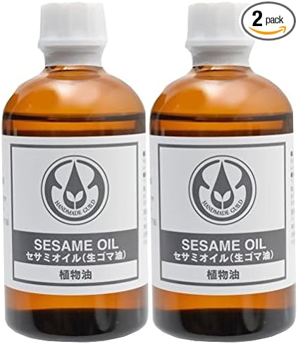 Life Tree Sesame Oil (Raw Sesame Oil), 3.4 fl oz (100 ml) x 2 Bottles Set - BeesActive Australia