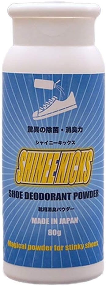 SHINEE KICKS Shoe Deodorizing Powder, Large Capacity, 2.8 oz (80 g), Made in Japan, Shoe Deodorizer, Foot Odor Prevention, Fragrance-Free - BeesActive Australia