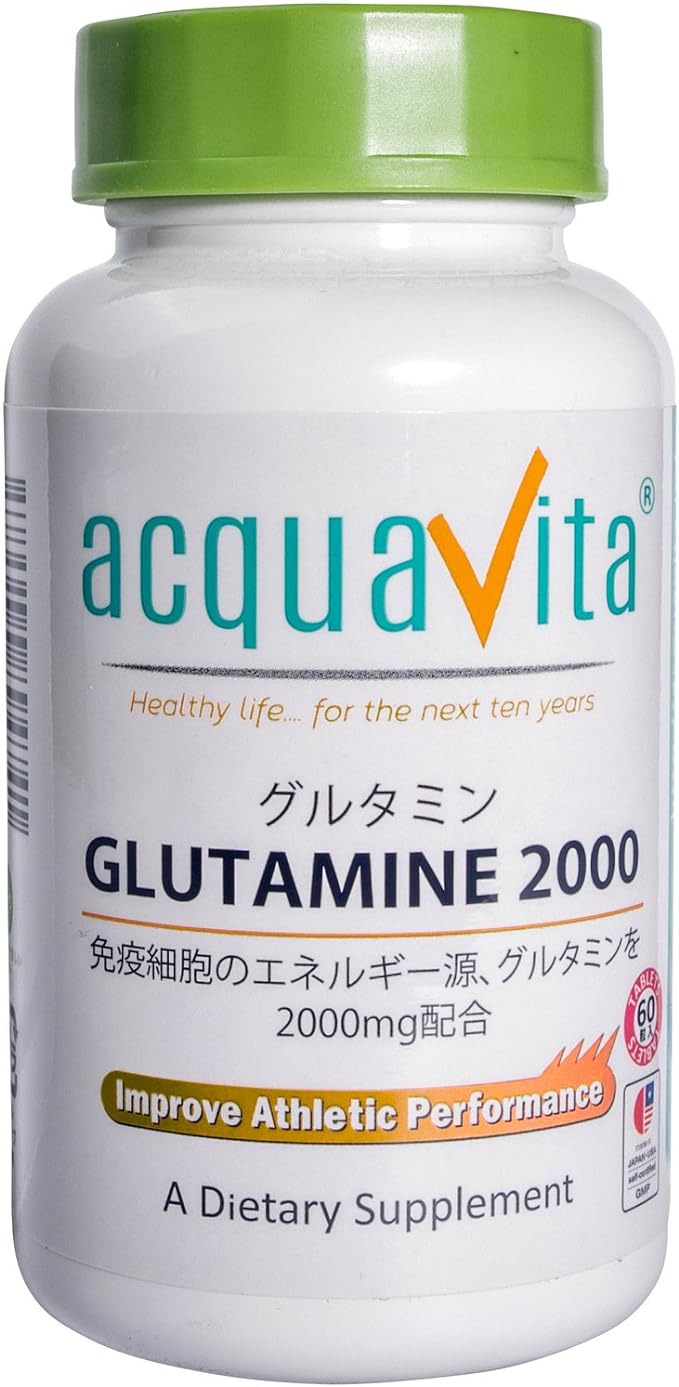 acquavita GLUTAMINE2000 Glutamine 2000, 60 Tablets - BeesActive Australia