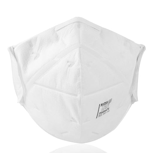 Shigematsu Seisakusho DD02-N95-2K Disposable N95 Mask, Bi-Fold, Made in Japan, Pack of 10 - BeesActive Australia