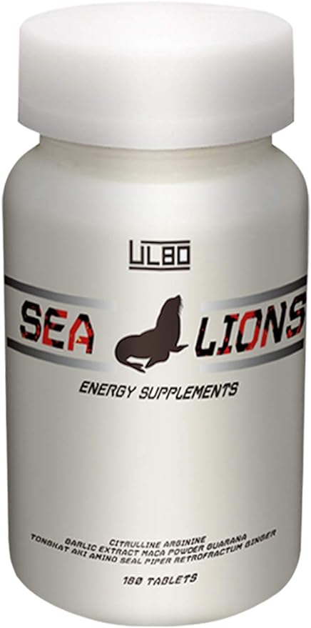 ULBO SEA LIONS Citrulline, Arginine, Galana, Maca, 10 Selected Ingredients, High Formulation, 180 Tablets - BeesActive Australia
