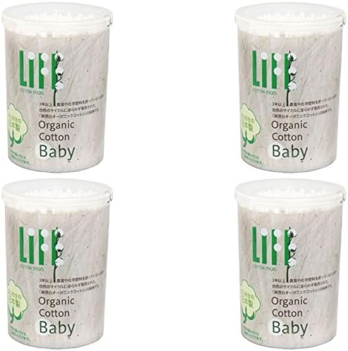 Peace medyiku Life Unbleached o-ganikkubebi- Swab 200 Pieces - BeesActive Australia