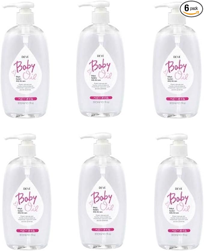 Kumano Fat Dib Baby Oil, 10.1 fl oz (300 ml) x 6 Packs -  Australia