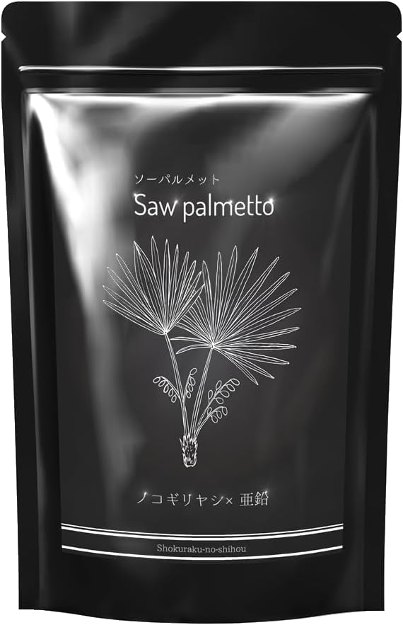 Treasure of food comfort Saw palmetto Saw palmetto plus zinc For hair Simple formula with plenty of capacity Supplement 30 tablets Made in Japan - BeesActive Australia