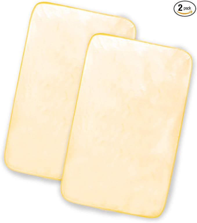 un doudou 1693CR(2) 3 Layer Waterproof Sheets, Waterproof & Water Repellent, Set of 2, 35.4 x 57.1 inches (90 x 145 cm), Machine Washable, Dryer, Smooth Fabric, Nursing Sheets Cream - BeesActive Australia