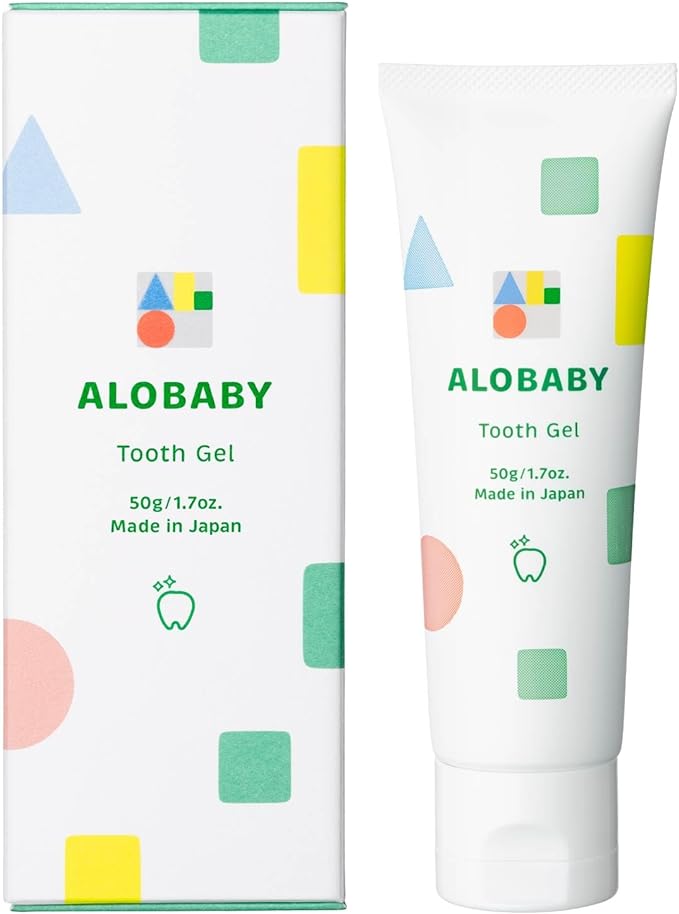 Allobaby Toothpaste Gel, 1.8 oz (50 g), Orange Toothpaste, Fluorine-free, For Babies, Children, Organic - BeesActive Australia