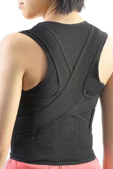 Mie-Mie Posture Belt, Hunchback Correction, Rolled Shoulders, Back Muscle Correction, Back Supporter, Inner Body, Unisex, XXL - BeesActive Australia