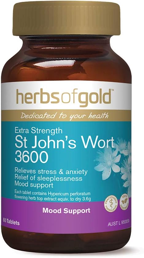 St. John's Wort 3600 (60 Tablets) - BeesActive Australia