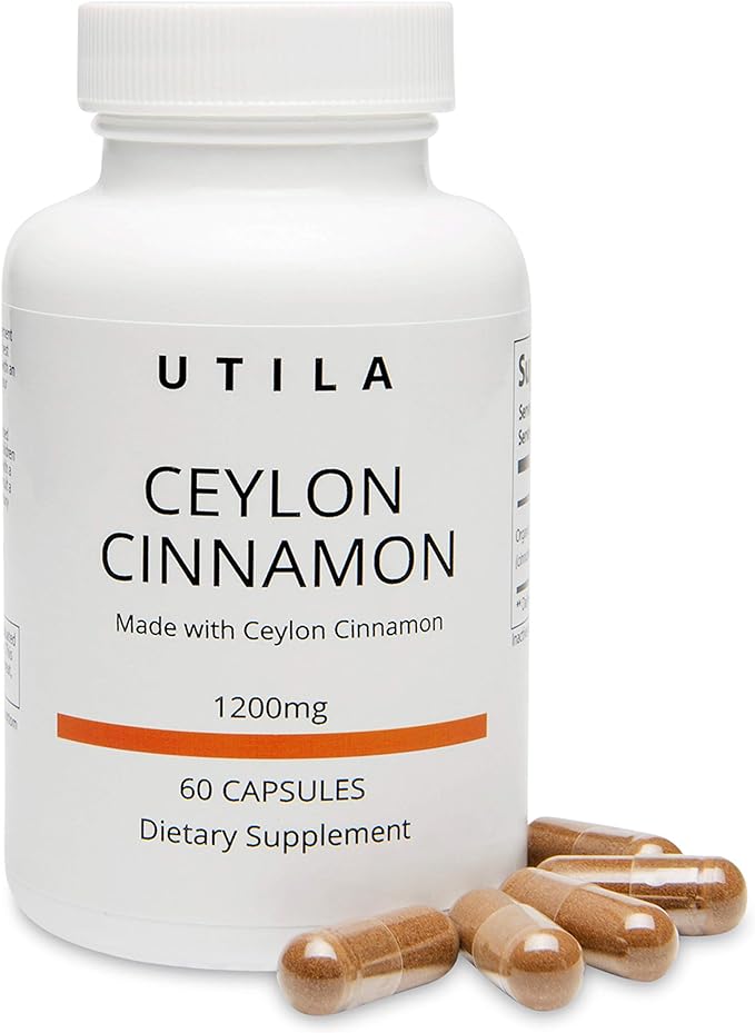 Organic Cinnamon Powder Ceylon Cinnamon 600mg in 1 Capsule 60 Capsules Ceylon Cinnamon Supplement [Parallel Import] - BeesActive Australia