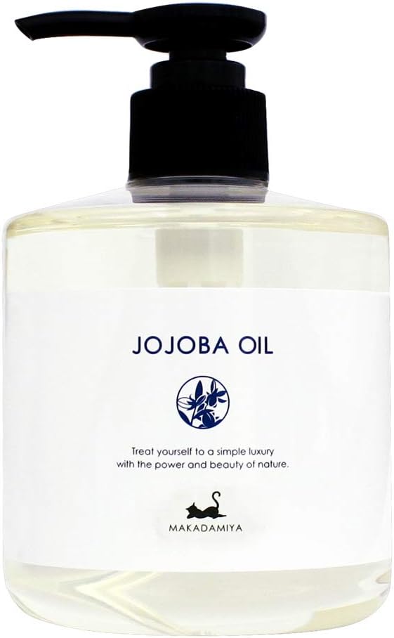 Makadamiya High Quality Jojoba Oil 10.1 fl oz (300 ml) (with Pump) Base Oil Massage Oil (Ideal for Body Care) - BeesActive Australia