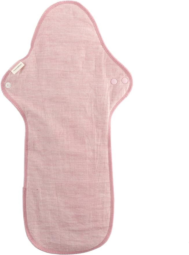 NaturaMoon Organic Cotton Gauze Cloth Napkins [Night] Super Long Pink 1 Piece - BeesActive Australia