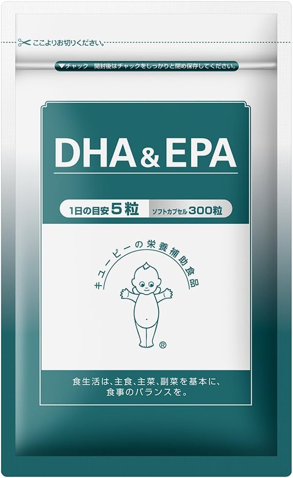 Kewpie DHA & EPA 2 months supply 300 tablets [Fish oil, blue fish, unsaturated fatty acid supplement, 60 days, 500mg] - BeesActive Australia