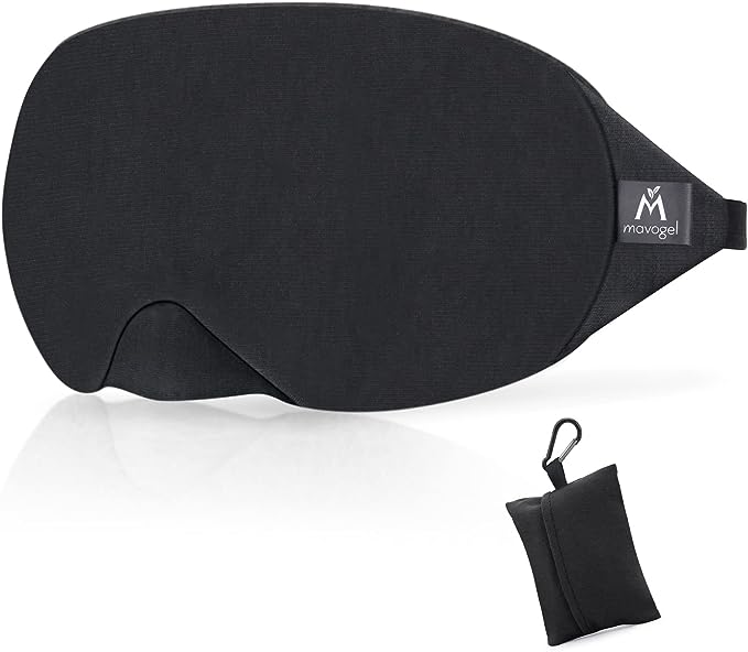 Mavogel Eye Mask with Light Shielding Nose Wire, Modal and Cotton Material, Super Feel, No Pressure, Fully Adjustable, Travel, Storage Bag Included - BeesActive Australia