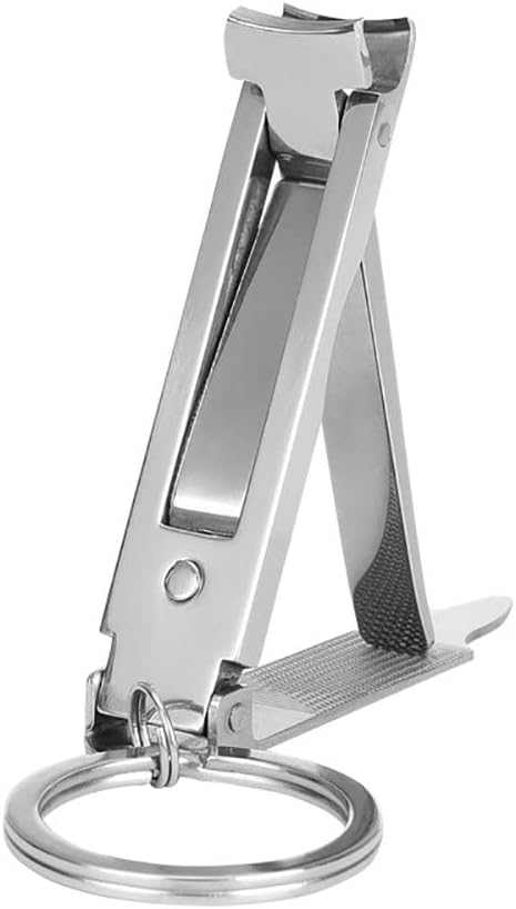 Tayana Nail Clippers, Popular, Portable, Ultra Thin, Splash-Resistant, Nail File Included, Leather Case, Premium Nail Clippers, Curved Blades, Portable, Nail Clippers, Easy to Grip Hands and Feet - BeesActive Australia