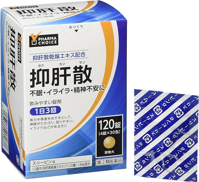 PHARMA CHOICE Yokukansan Sleepin α 120 tablets - BeesActive Australia