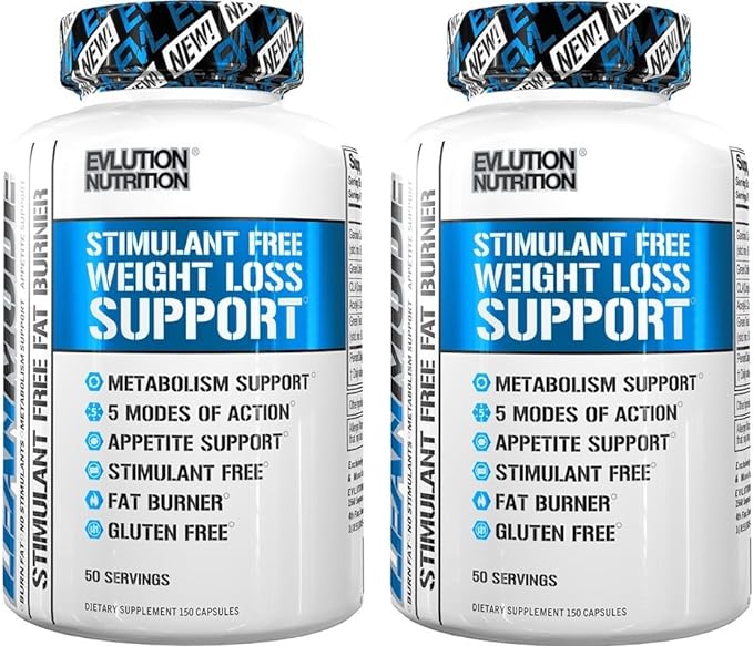 EVLution Nutrition Lean Mode (Weight Loss Support Supplement, No Stimulation), 150 Capsules x 2 Pack (International Direct Product) - BeesActive Australia