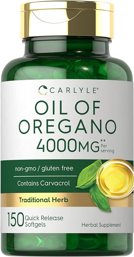 Carlyle Oil Of Oregano 3000 MG 150 Soft Gel - BeesActive Australia