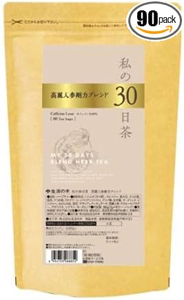 tree of life my 30 days tea ginseng rigidity blend (90 pieces) - BeesActive Australia