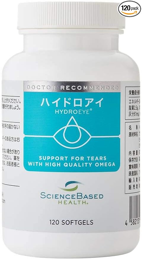 Hydroeye 120 tablets / "Tear Supplement" DHA/EPA to support the quality and amount of tears - BeesActive Australia