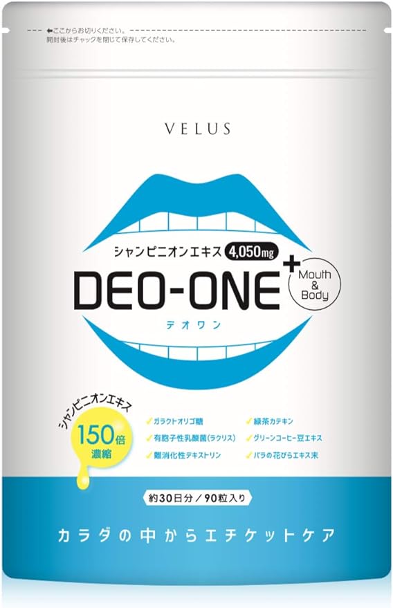 DEO-ONE/+mouth&body Champignon 150x Concentrated 4050mg Lactic Acid Bacteria Dietary Fiber Supplement - BeesActive Australia