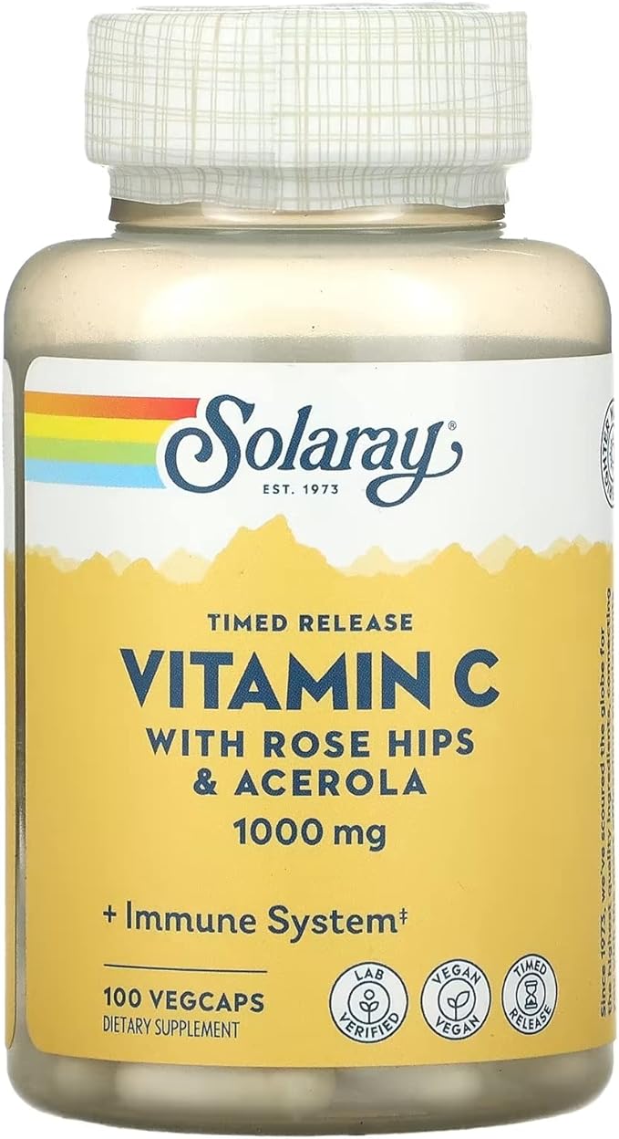 Solaray Vitamin C 1000mg 100 tablets [parallel import product] - BeesActive Australia