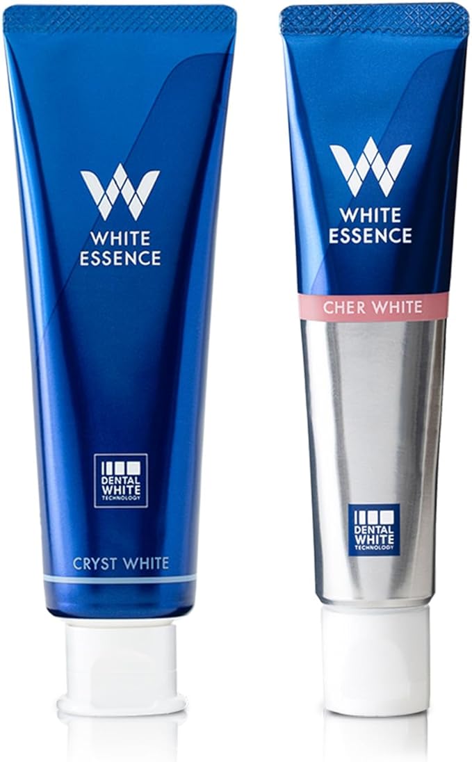 White Essence Toothpaste Set Whitening Periodontal Disease Bad Breath Care Toothpaste Whitening (1 Cristo White + 1 Shale White) - BeesActive Australia