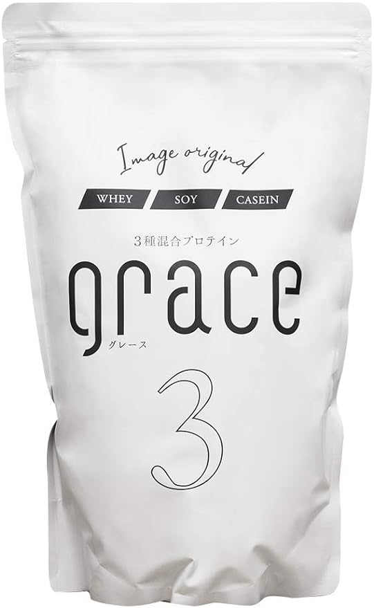 Grace Whey/Soy/Casein, 3 Types of Mixed Protein, 24.7 oz (700 g), Plain - BeesActive Australia