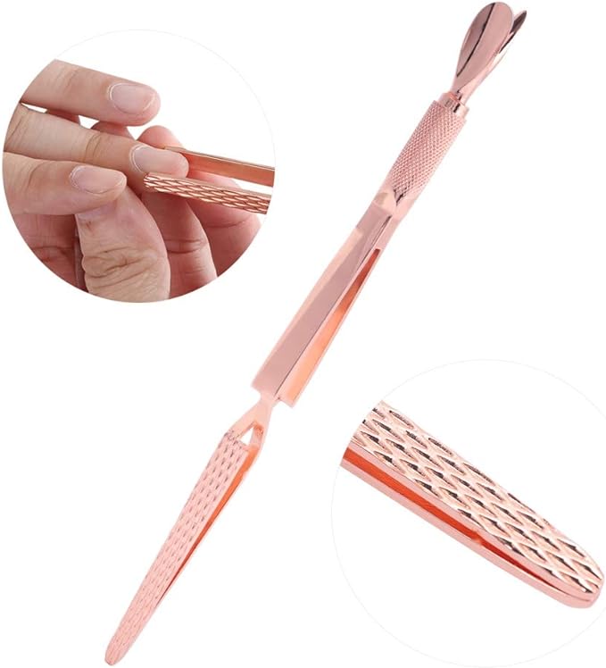 2 in 1 Nail Tool, Nail Tip, Stainless Steel, X-Shaped, Tweezers, Nail Seal, Anti-Slip, Nail Shaping Clip, Gel Nail Removal, Convenient Tool for Professional Use, Nail Off Pinching Tool, - BeesActive Australia