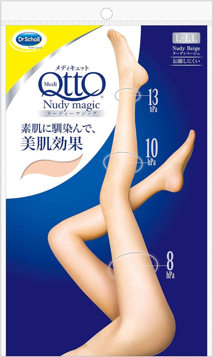 Medikyto Compression Stockings, Nudy Magic Stockings, Nude Beige, L-LL, Compression - BeesActive Australia