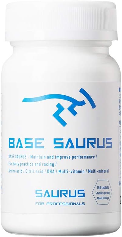 SAURUS Base Saurus Multimineral Multivitamin DHA Citric Acid Amino Acid Contains 150 Tablets/Marathon Triathlon Trail Run Road Bike - BeesActive Australia