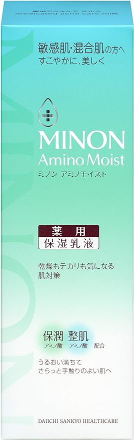 Minon Amino Moist Daiichi Sankyo Healthcare, Minon, Amino Moist Medicated Acne Care, Milk, 3.5 oz (100 g) -  Australia