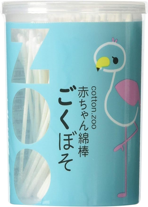 Peace Medic Cotton ZOO Baby Cotton Swabs 200 Case Set of 6 200 Pieces x 6 Pieces - BeesActive Australia