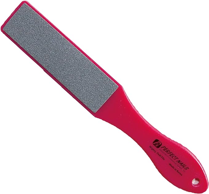 PERFECT NAILS Men's Strong Foot File Foot Care File Waterproof Exfoliating Exfoliating Exfoliating Heel Male Bath (Red) - BeesActive Australia