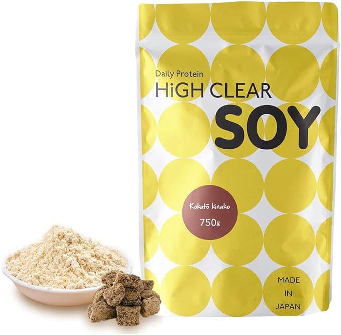 High Clear Soy Protein Stevia Brown Sugar Soybean Flavor 750g (approx. 30 servings) Vitamins Minerals - BeesActive Australia