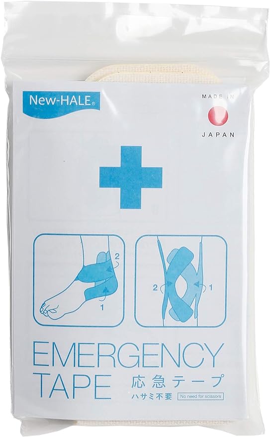 New-HALE 010-805001 Mountaineering Taping, Emergency Tape, Set of 3, First Aid Tape, No Scissors Needed - BeesActive Australia